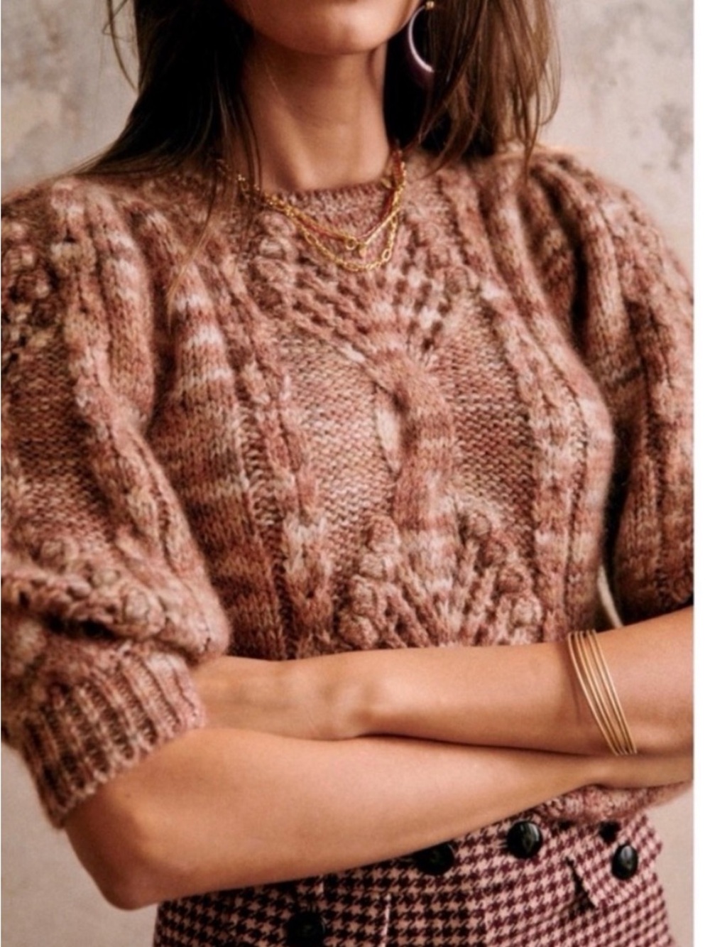 NWT XS Sezane Giulia in Dusty Rose. Perfect for fall!!